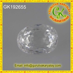 White Zircon Ratti-9.55(8.65ct)Govt.Lab Tested Natural Zircan Safed Swet